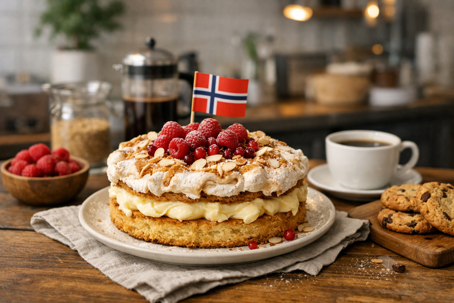 Kvefyordkake ile mutfağınızda Norveç rüzgarı estirin