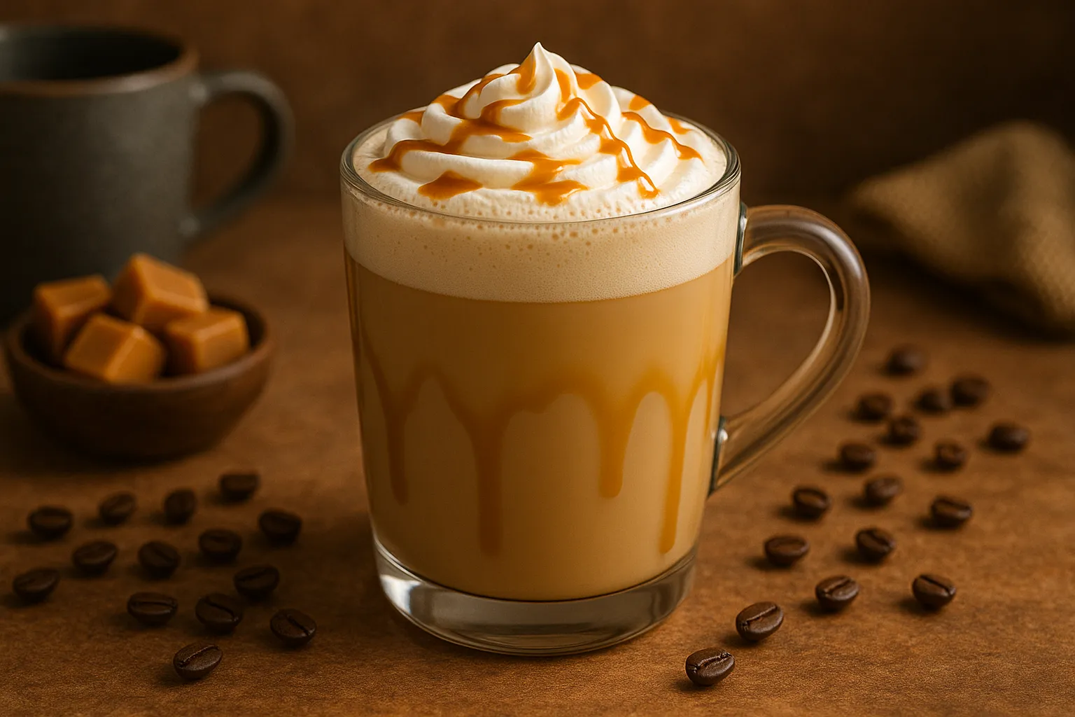 Caramel Latte (Hot / Iced)